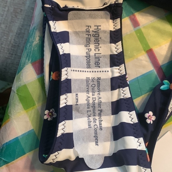 VERA BRADLEY REVERSIBLE TIE ON SIDE BIKINI BOTTOMS SZ L 12-14 SUMMER CRUISE - Picture 9 of 9